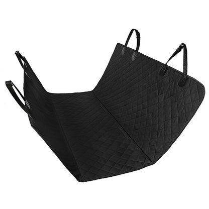 Ultimate Heavy-Duty Dog Car Seat Cover - Waterproof Hammock with Mesh View Window & Safety Belts