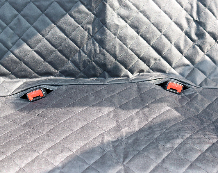 Ultimate Heavy-Duty Dog Car Seat Cover - Waterproof Hammock with Mesh View Window & Safety Belts
