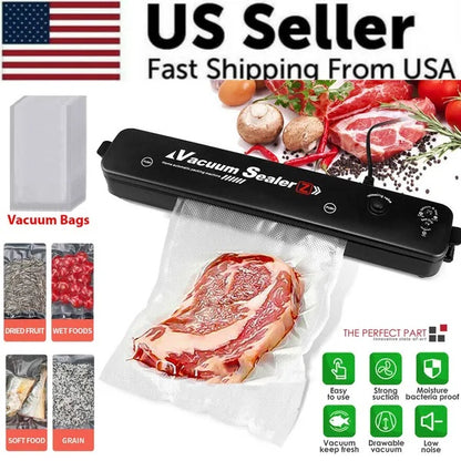 Electric Mason Jar Vacuum Sealer Kit - Portable Food Saver