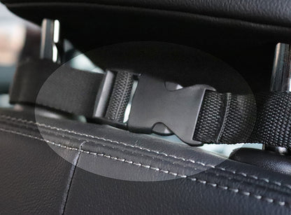 Ultimate Heavy-Duty Dog Car Seat Cover - Waterproof Hammock with Mesh View Window & Safety Belts
