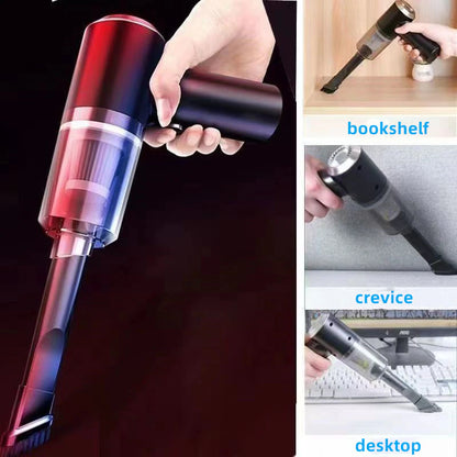 Swift Clean Pro Cordless Car Vacuum - 9000Pa High-Suction Handheld Cleaner