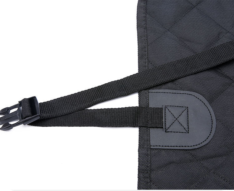 Ultimate Heavy-Duty Dog Car Seat Cover - Waterproof Hammock with Mesh View Window & Safety Belts