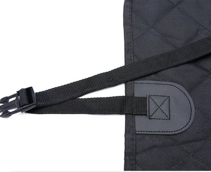 Ultimate Heavy-Duty Dog Car Seat Cover - Waterproof Hammock with Mesh View Window & Safety Belts