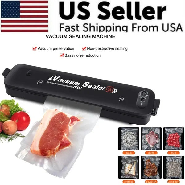 Electric Mason Jar Vacuum Sealer Kit - Portable Food Saver