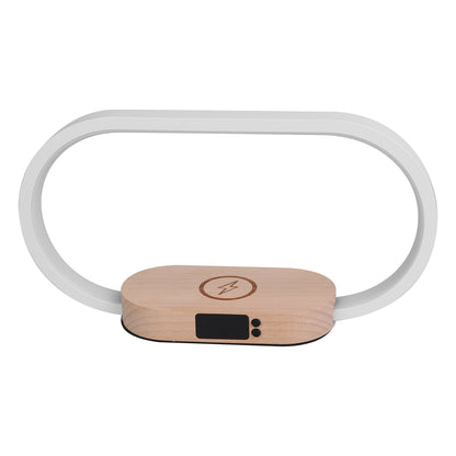 3-in-1 Smart Bedside Lamp - Touch Control with Wireless Charger & Digital Clock