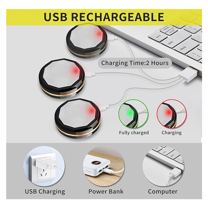 Remote Controlled Motion Sensor LED Closet Lights - Rechargeable 3-Pack Bundle