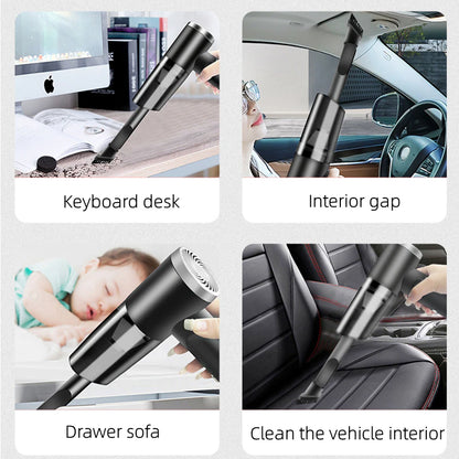 Swift Clean Pro Cordless Car Vacuum - 9000Pa High-Suction Handheld Cleaner