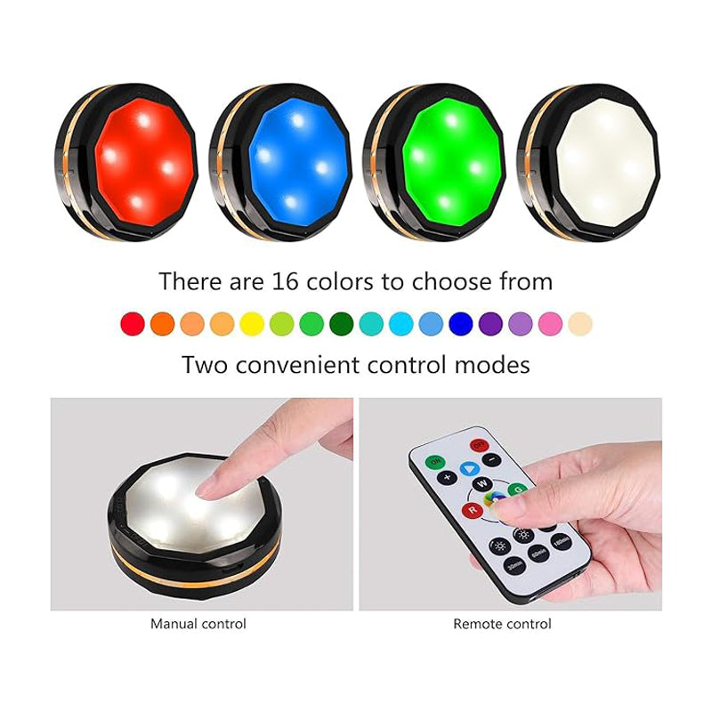 Remote Controlled Motion Sensor LED Closet Lights - Rechargeable 3-Pack Bundle