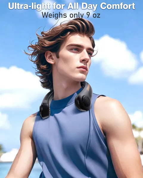 Pro-Cool™ Bladeless Portable Neck Fan - 1800mAh Ultra-Long Battery Life